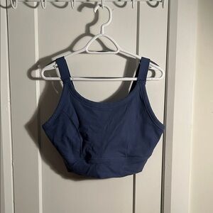 OFFLINE by Aerie Sweat Most Support Blue Sports Bra